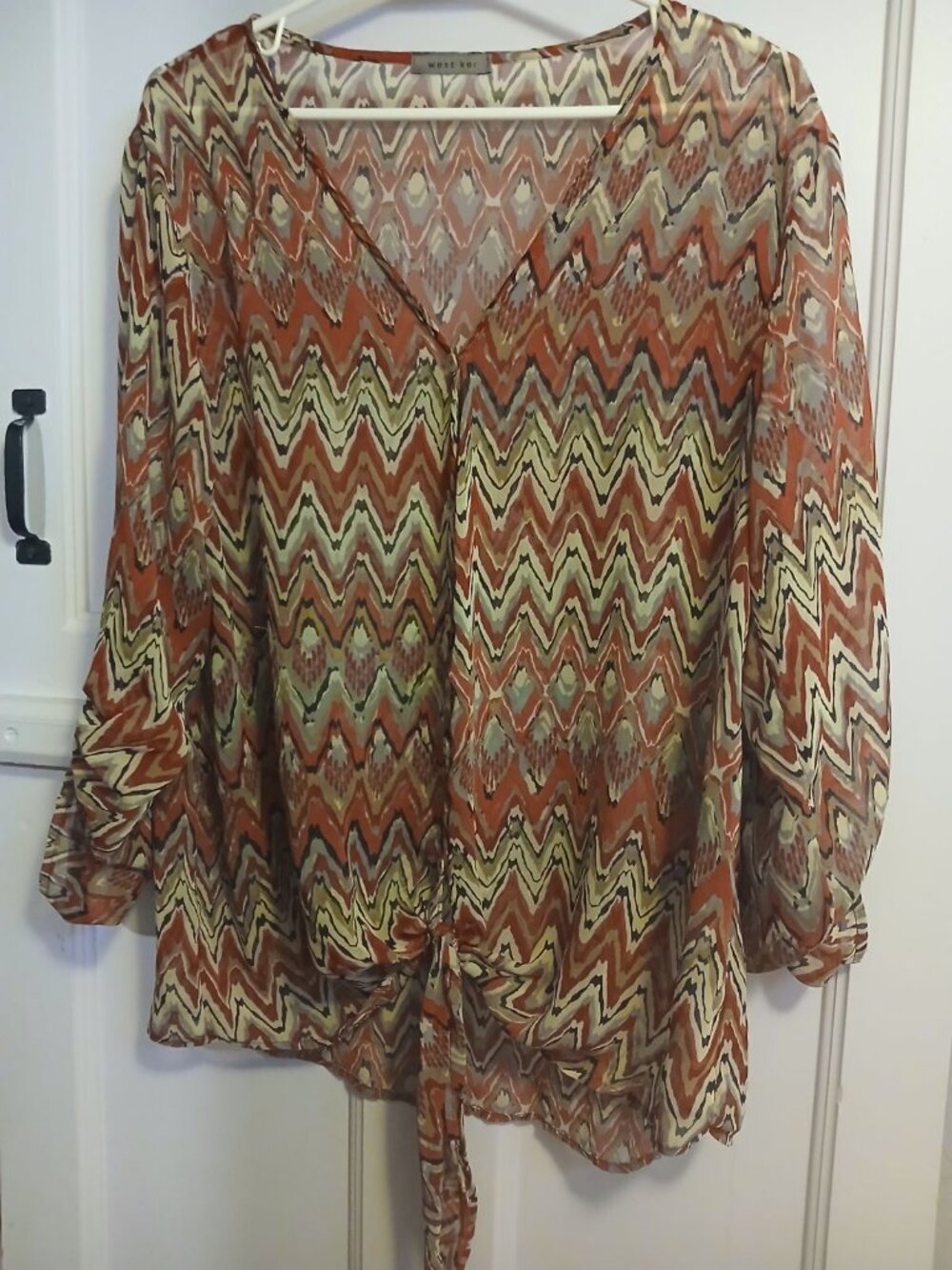 West Kel Womens Red Top